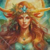 Taurus Girl Diamond Painting