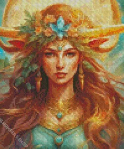 Taurus Girl Diamond Painting