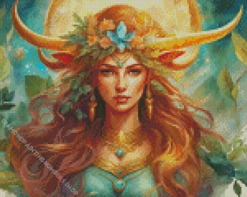 Taurus Girl Diamond Painting
