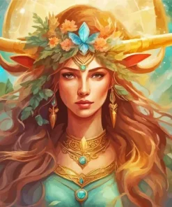 Taurus Girl Diamond Painting
