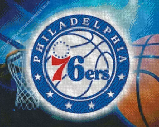 The 76ers Logo Diamond Painting