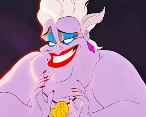 The Little Mermaid Ursula Diamond Painting