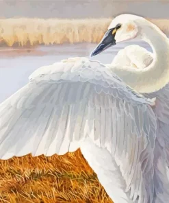 Tundra Swan Diamond Painting