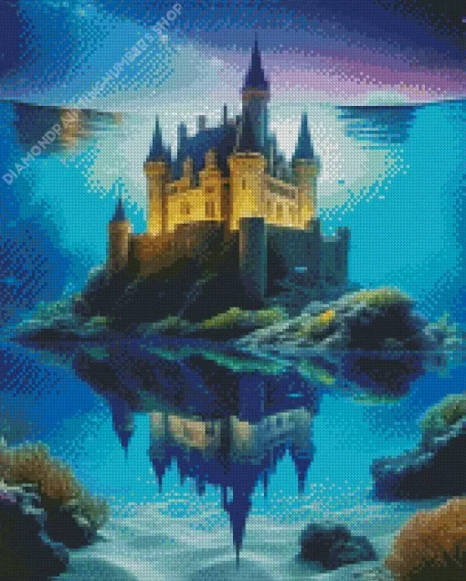 Underwater Castle Diamond Painting