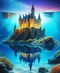 Underwater Castle Diamond Painting