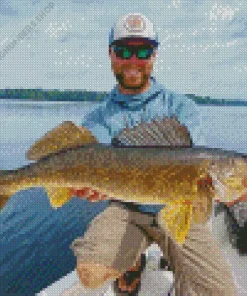 Walleye Fish Diamond Painting