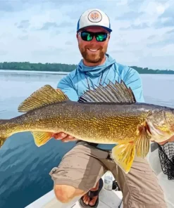 Walleye Fish Diamond Painting