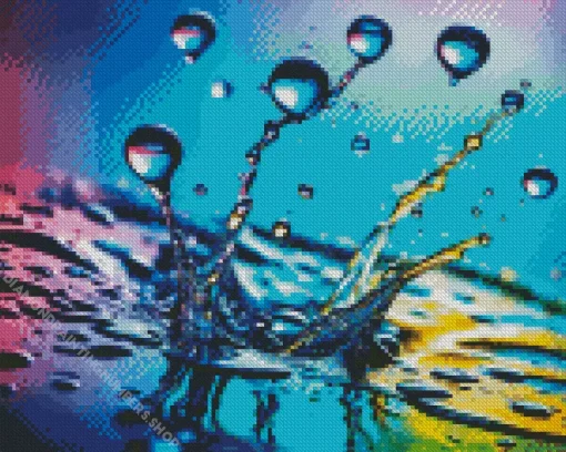 Water Drops Diamond Painting