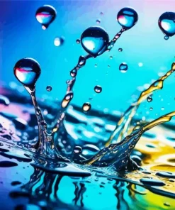 Water Drops Diamond Painting