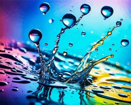 Water Drops Diamond Painting
