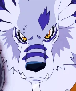 Weregarurumon Diamond Painting