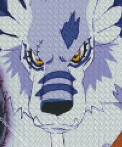Weregarurumon Diamond Painting