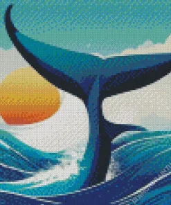 Whale Tail Art Diamond Painting