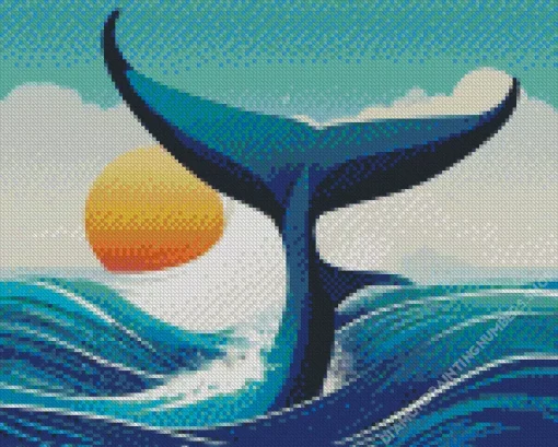 Whale Tail Art Diamond Painting