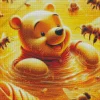 Winnie The Pooh And Bees Diamond Painting