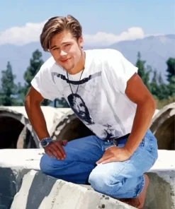 Young Brad Pitt Diamond Painting
