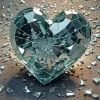 Glass Broken Heart Diamond Painting