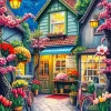 Beautiful Flower Shop Diamond Painting
