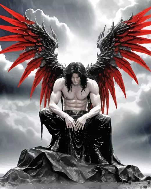 broken angel art Diamond Paintings Broken Angel Art Diamond Painting