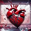 Broken Heart Diamond Painting