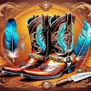 Brown Cowboy Boots Diamond Painting