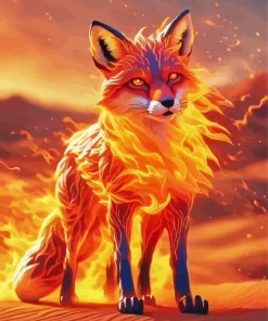 Firefox Animal Art Diamond Painting