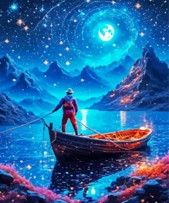 Fisherman Art Diamond Painting