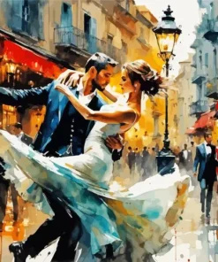 Flamenco Couple Dance Diamond Painting