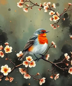 Flowers Branch art Diamond Painting