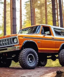 Ford Bronco Car Diamond Painting