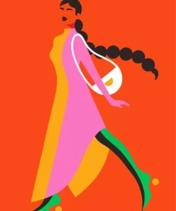 Jade Purple Brown Diamond Painting