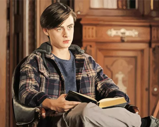 jaeden martell Diamond With Numbers Jaeden Martell Diamond Painting