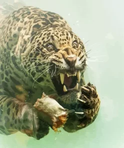 Jaguar Underwater Diamond Painting