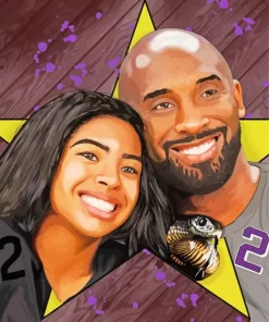 Kobe And Gigi Diamond Painting
