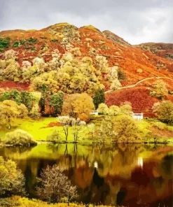Lake District In The Autumn Diamond Painting