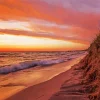 Lake Michigan Sunset Diamond Painting