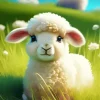 Lamb Fluffy Diamond Painting
