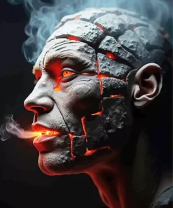 Lava Face Diamond Painting