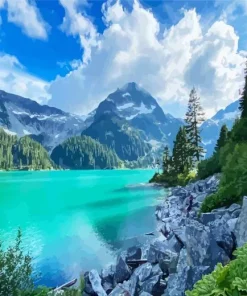 Lovely Water Lake Diamond Painting