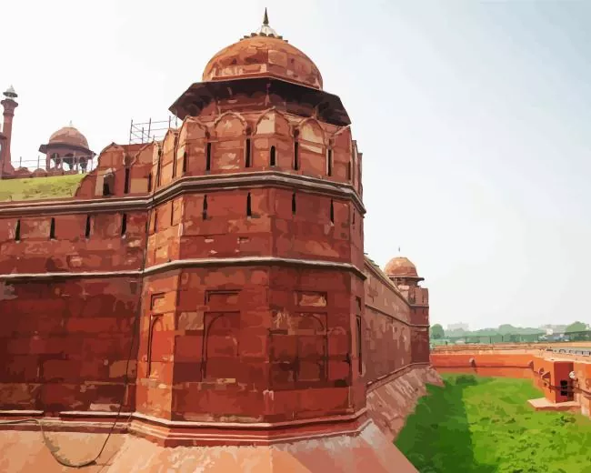 red fort india Diamond Painst Red Fort India Diamond Painting