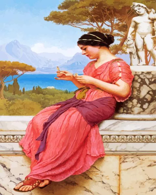 the love letter by john william godward Diamond Painst The Love Letter By John William Godward Diamond Painting