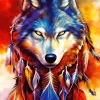Wolf Dream Catcher Diamond Painting