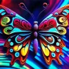 Abstract Butterfly Art Diamond Painting