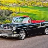 Black Buick Bel Air Diamond Painting