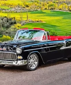Black Buick Bel Air Diamond Painting