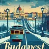 Budapest City Poster Diamond Painting