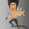 Cartoon Bruce Lee Diamond Painting