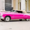 Classic Pink Buick Diamond Painting