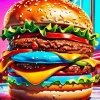 Delicious Burger Diamond Painting