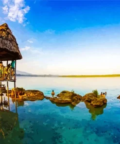 Guatemala Lachu Lake Diamond Painting
